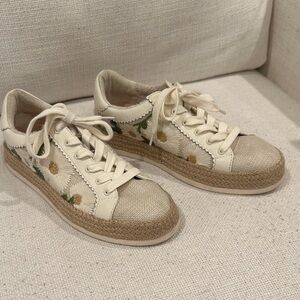 Dolce Vita espadrille embroidered tennis shoes